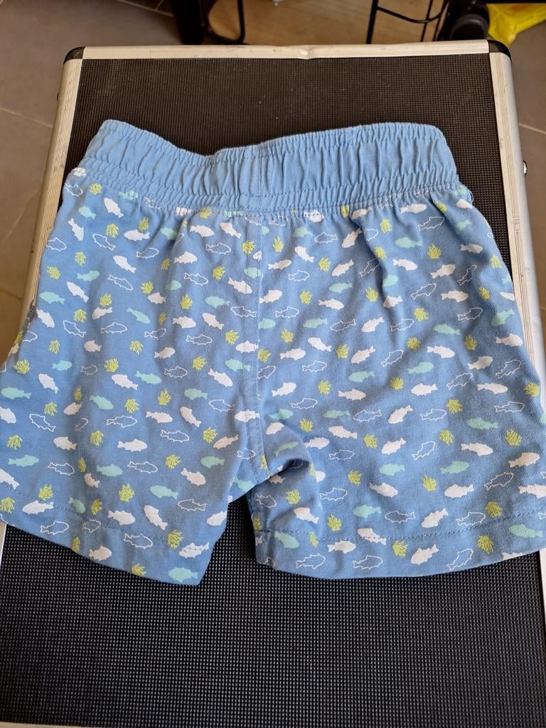 Korte broek met vissen maat 86-92, Kinderen en Baby's, Babykleding | Maat 86, Lipilu, Broekje, Onbekend, Nieuw