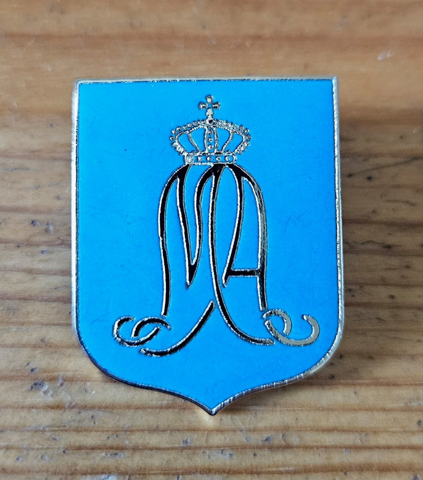 Borstzakhanger KMA damesuitvoering, Ophalen of Verzenden, Landmacht, Nederland, Embleem of Badge