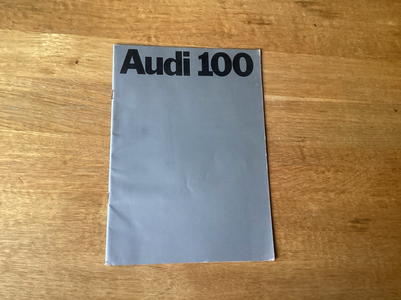 Audi 100 LS 2-deurs brochure 1969, Ophalen of Verzenden, Gelezen, Audi