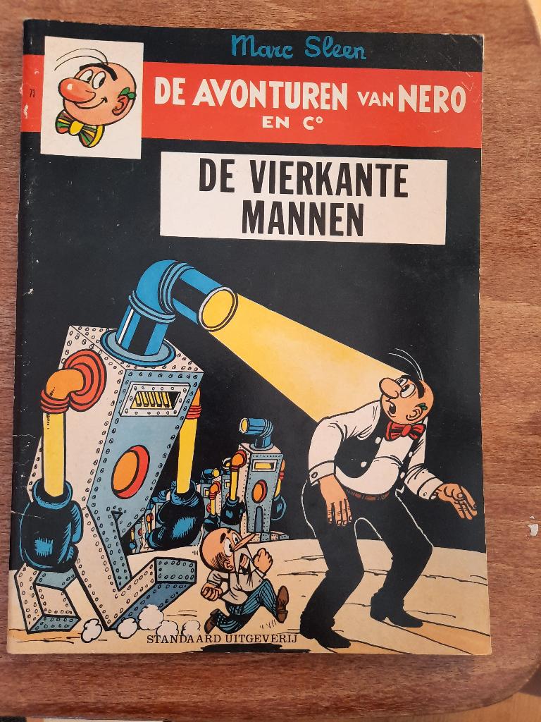 de avonturen van Nero en Co, de vierkante mannen, Eén stripboek, Ophalen of Verzenden, Gelezen