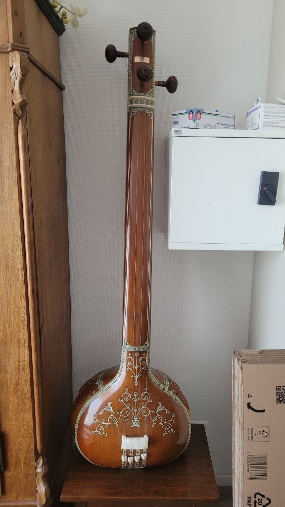 Tanpura uit India met tas, Ophalen, Zo goed als nieuw, Overige typen