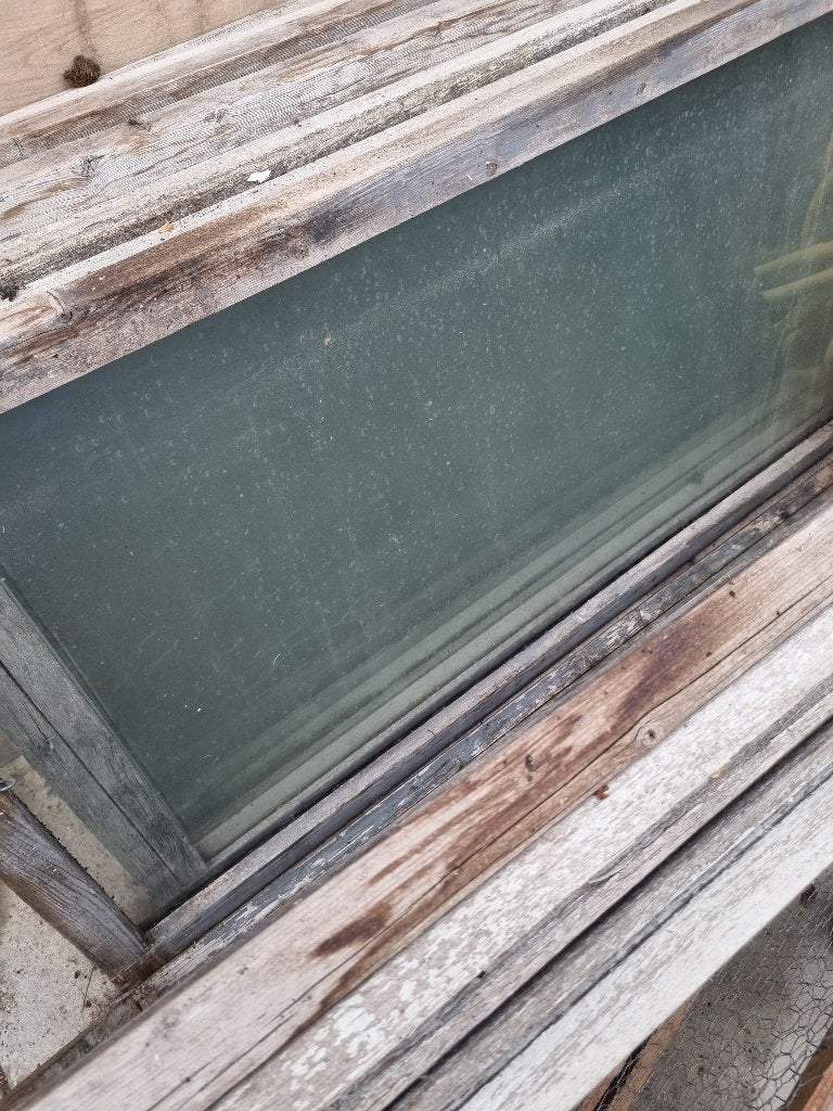 te koop nostalgische tuinramen platglas, Ophalen, Gebruikt