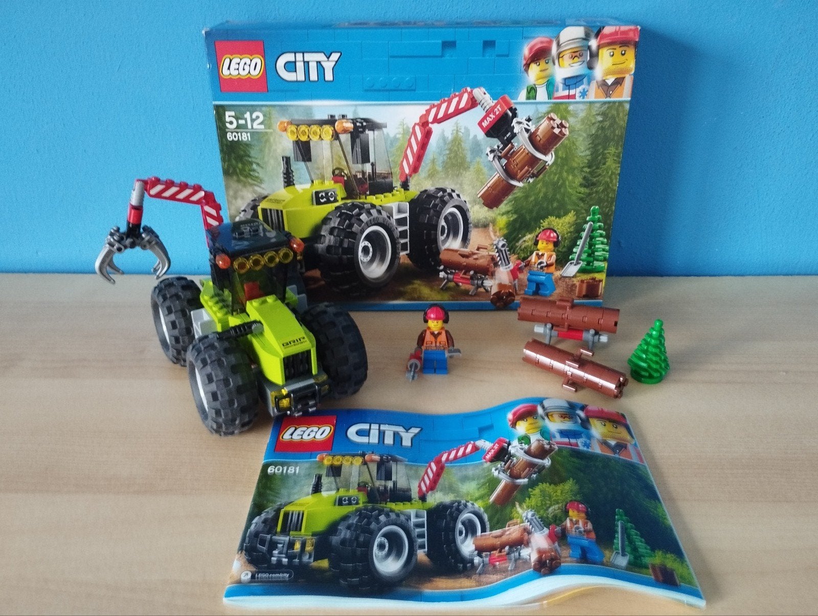 Lego City Bosbouw tractor 60181, City, Lego, Ophalen of Verzenden, Zo goed als nieuw