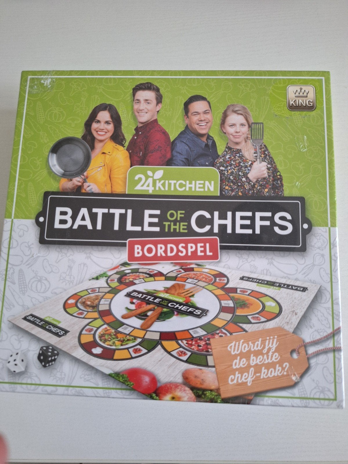24Kitchen Battle of the Chefs Bordspel,  Nieuw in verpakking, Drie of vier spelers, Ophalen of Verzenden, Nieuw, King