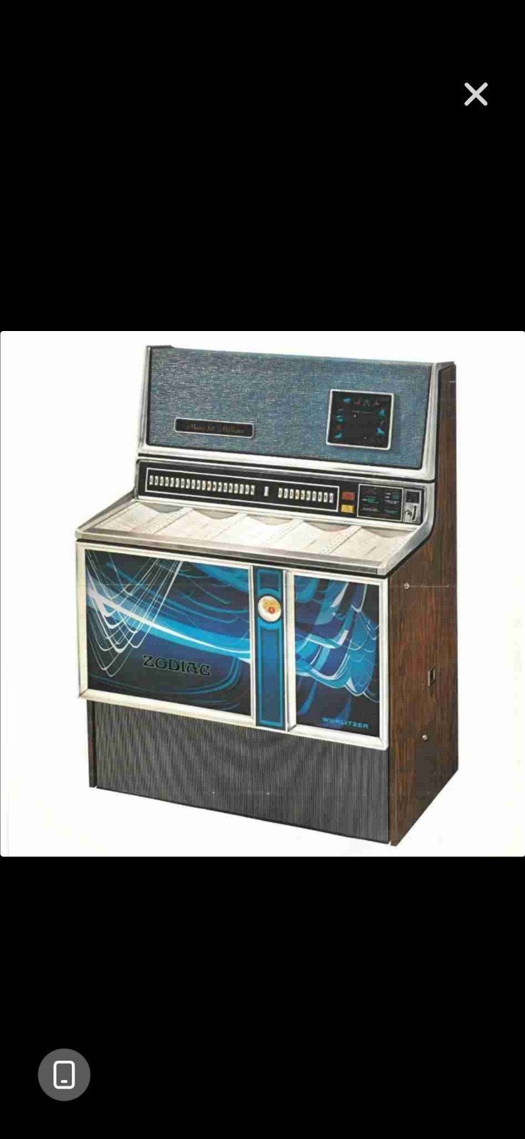 Wurlitzer Zodiac Jukebox - Opknapper, Gebruikt, Wurlitzer, 1970 tot heden, Ophalen