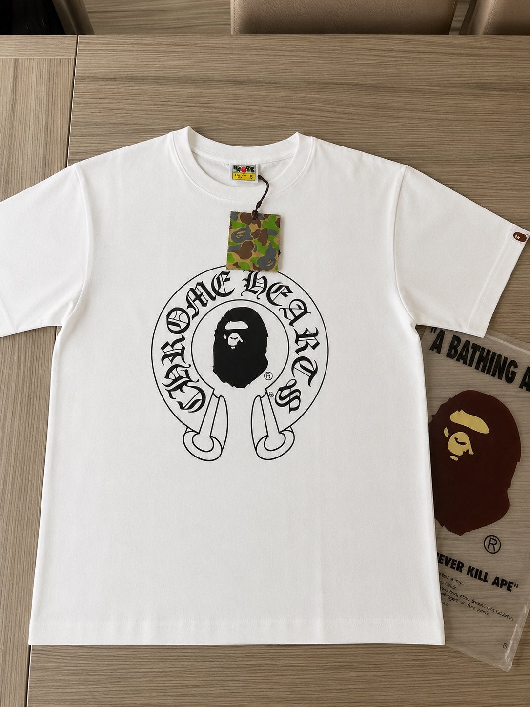 BAPE Baby Milo T-shirt, Verzenden, Nieuw, Maat 46 (S) of kleiner, Wit