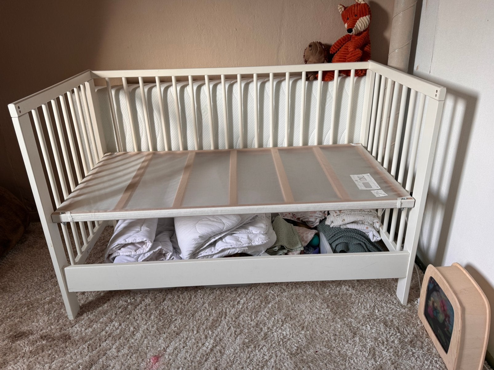 Ikea gulliver ledikant, Kinderen en Baby's, Ophalen, Zo goed als nieuw, Minder dan 140 cm, Matras