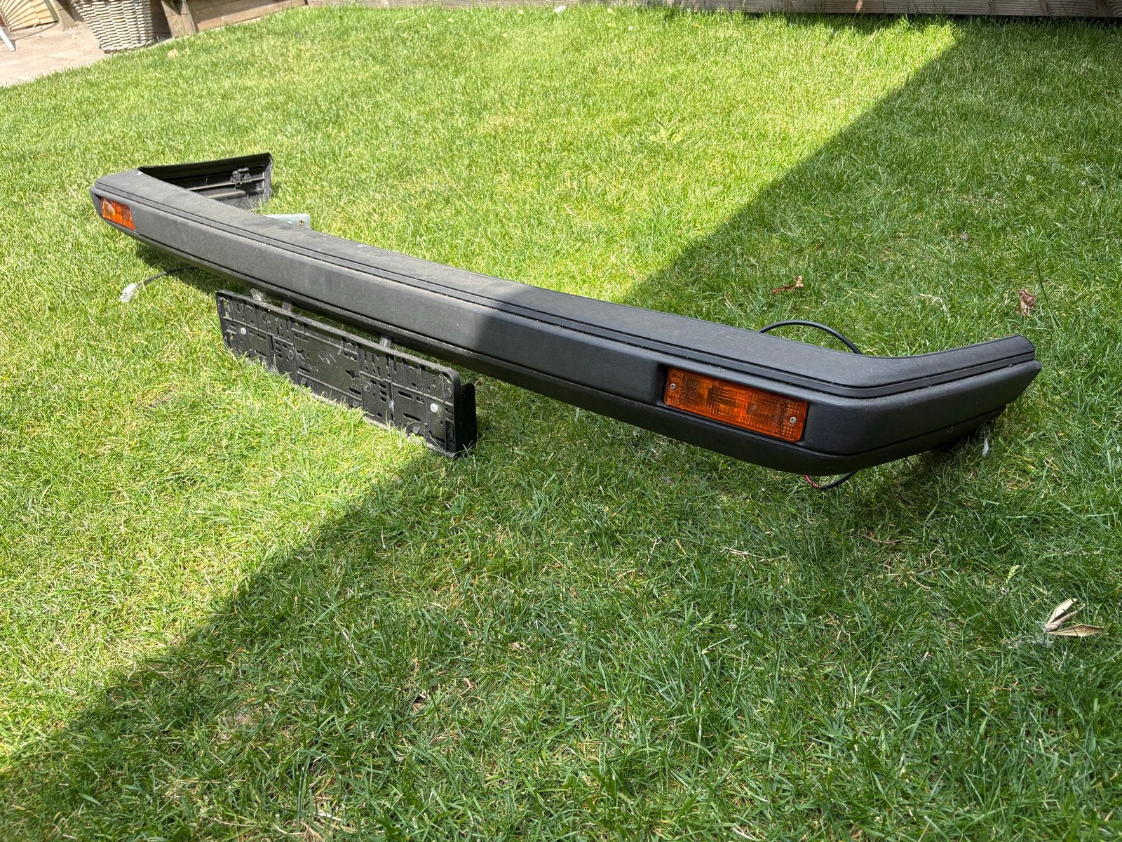 Voorbumper Golf/Caddy MK1 incl. knipperlichten en steunen, Ophalen, Gebruikt, Bumper, Volkswagen