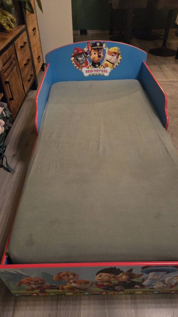 Peuter bed, Lattenbodem, Gebruikt, 70 tot 85 cm, 140 tot 160 cm