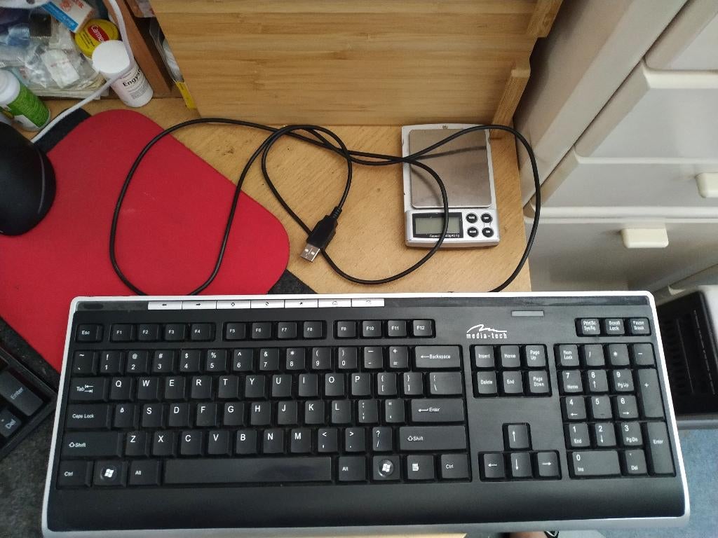 Media-Tech Toetsenborden model MT1234, Computers en Software, Toetsenborden, Gebruikt, Ergonomisch, Ophalen of Verzenden, Qwerty