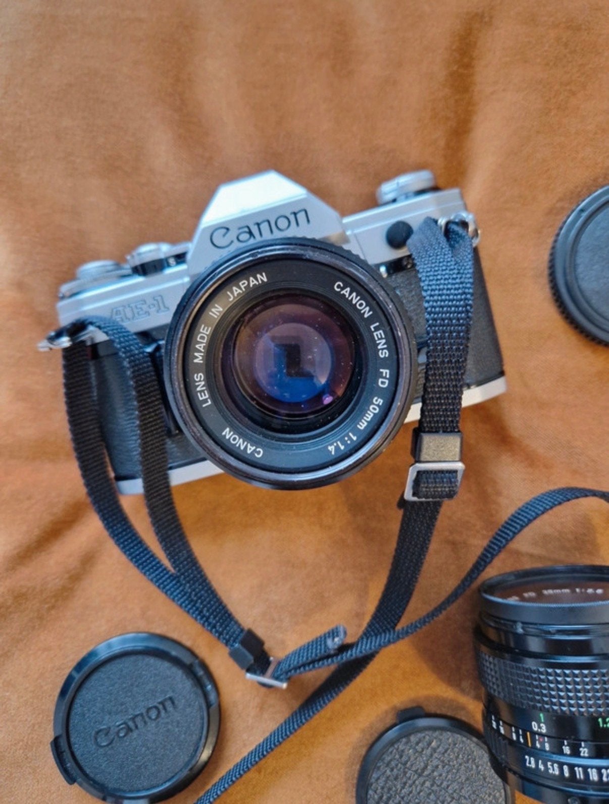 Canon AE-1 + FD 50mm f/1.4 | Gereviseerd, Audio, Tv en Foto, Ophalen of Verzenden, Zo goed als nieuw, Spiegelreflex, Canon