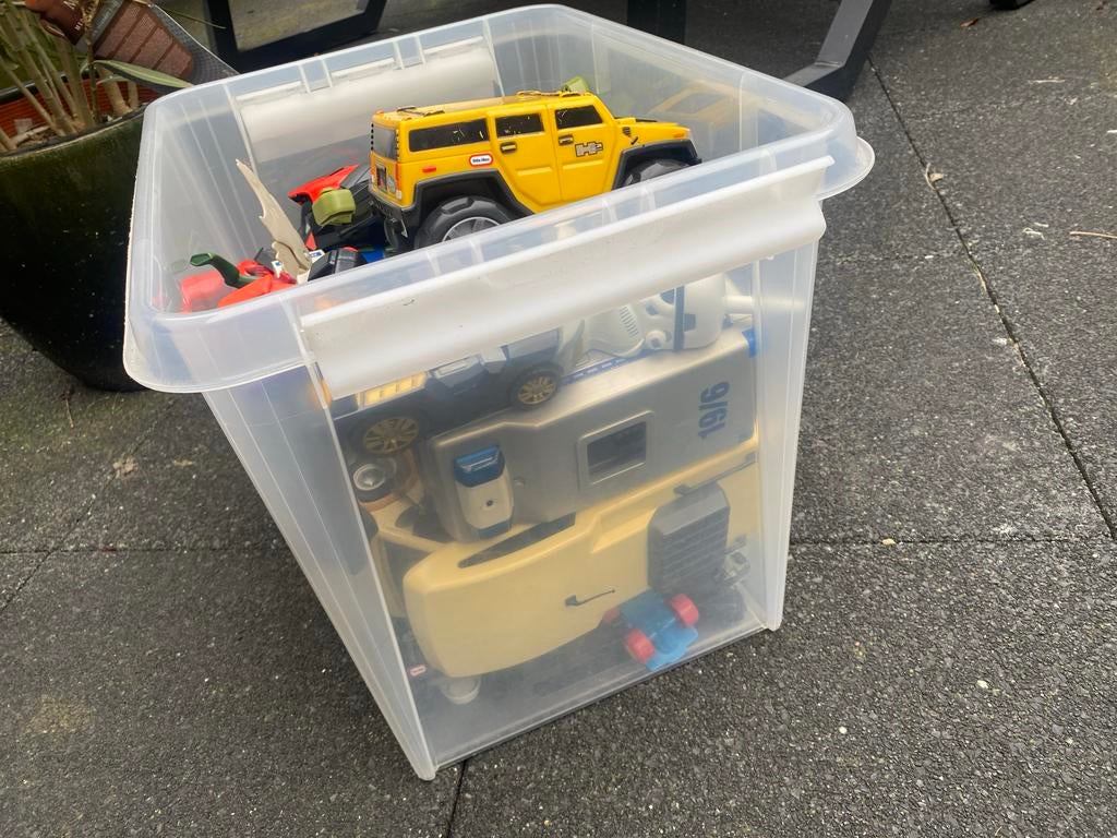 Doos met speelgoed, Ophalen, Gebruikt, Jongen of Meisje