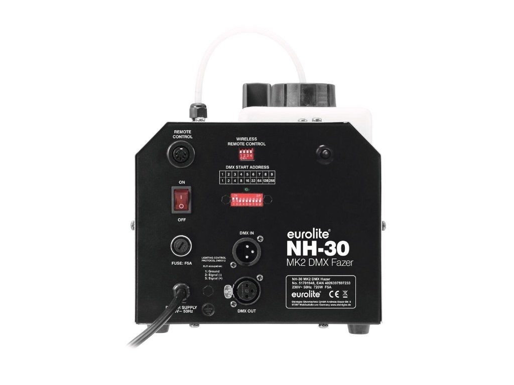 EUROLITE NH-30 MK2 DMX Fazer, Geluidgestuurd, Nieuw, Ophalen of Verzenden, .