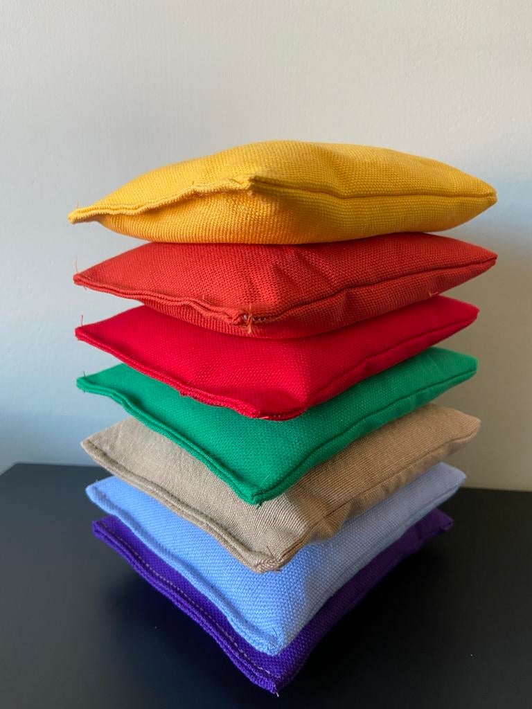 6 + 1 GRATIS pittenzakjes regenboog stapelstein Grimms, Ophalen of Verzenden, Nieuw