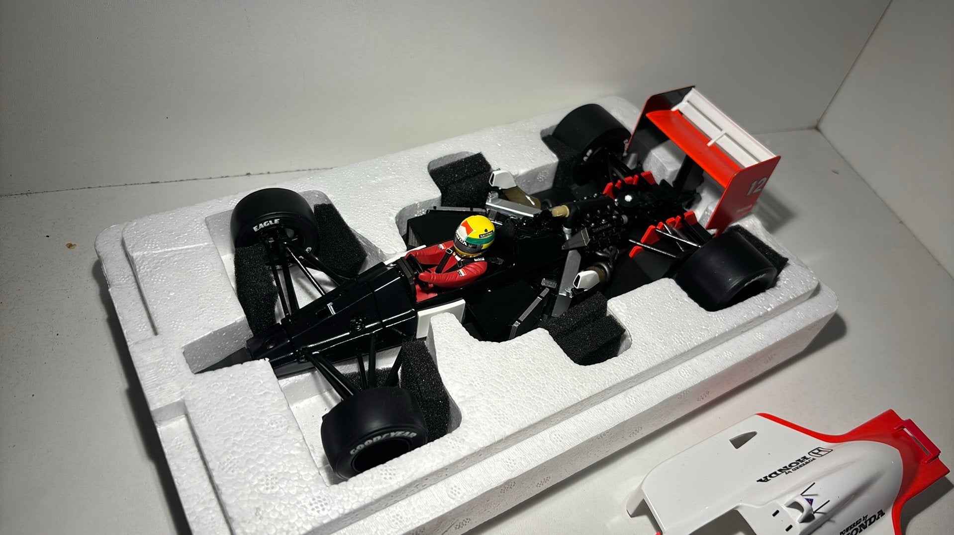 F1 honda mp4/4 premiumx 1.18, Overige merken, Ophalen of Verzenden, A, A