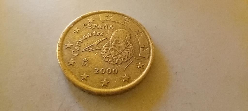 (Error?) 10 Eurocent Spanje - 2000, Ophalen, Spanje, 10 cent, Losse munt