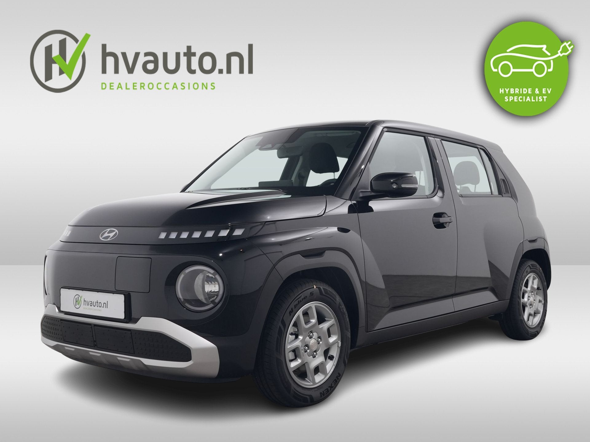 Hyundai Inster PULSE 49 KWH | Climate Control | Cruise Adapt, Auto's, Stof, Gebruikt, Zwart, 116 pk