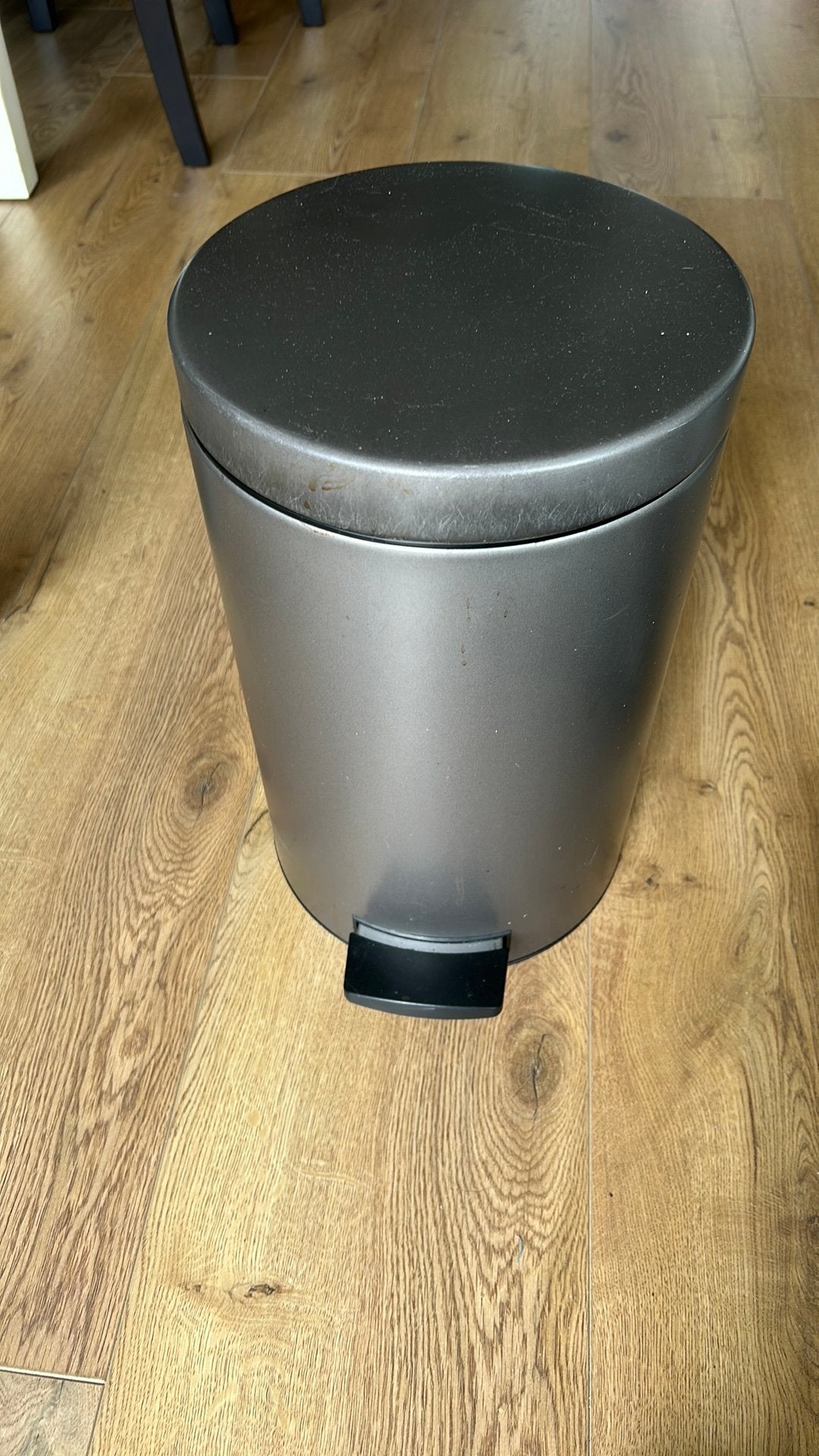 Brabantia prullebak, Minder dan 10 liter, Ophalen, Zo goed als nieuw, Metaal