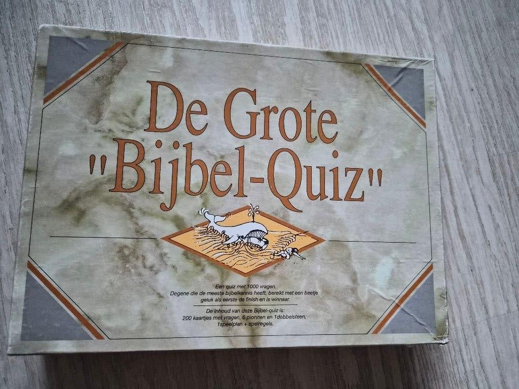 De Grote Bijbelquiz bordspel, Vijf spelers of meer, Ophalen of Verzenden, Gebruikt