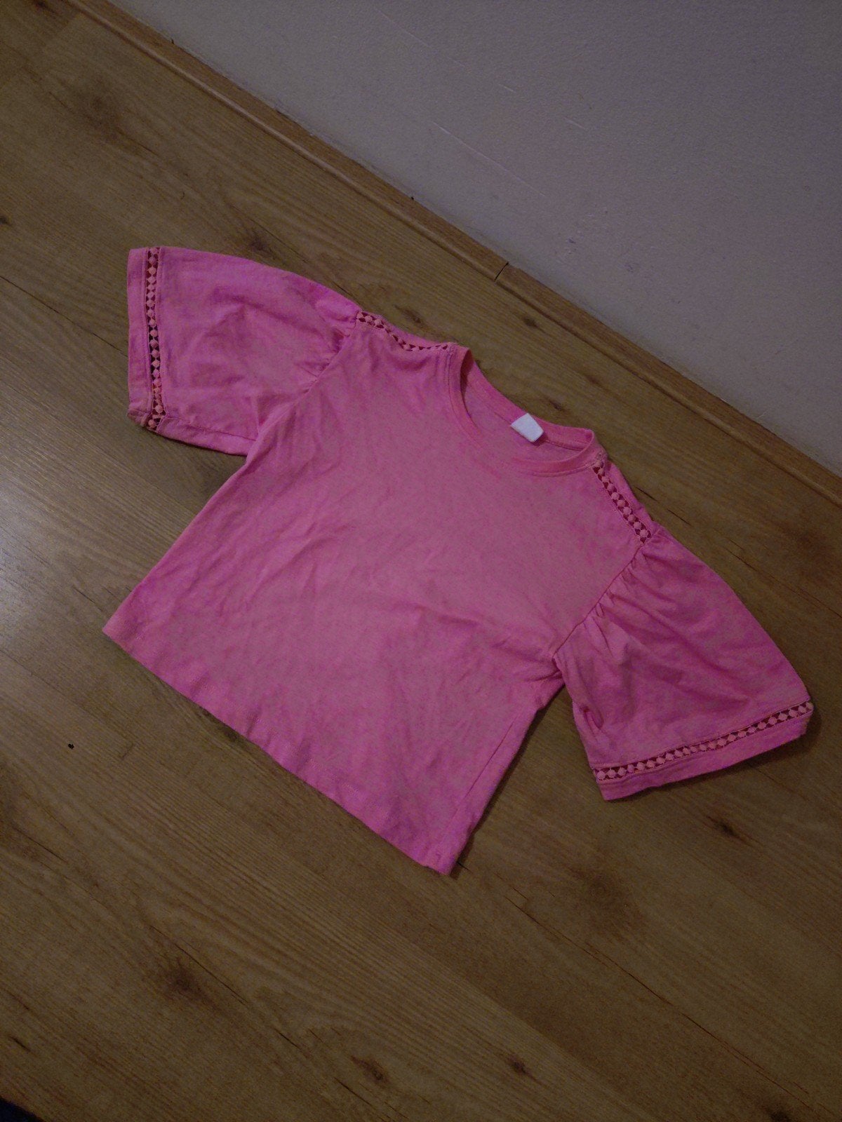 HEMA oversized roze shirt maat 122/128 / niet gedragen, Kinderen en Baby's, Kinderkleding | Maat 122, Ophalen, Nieuw, Meisje, Shirt of Longsleeve