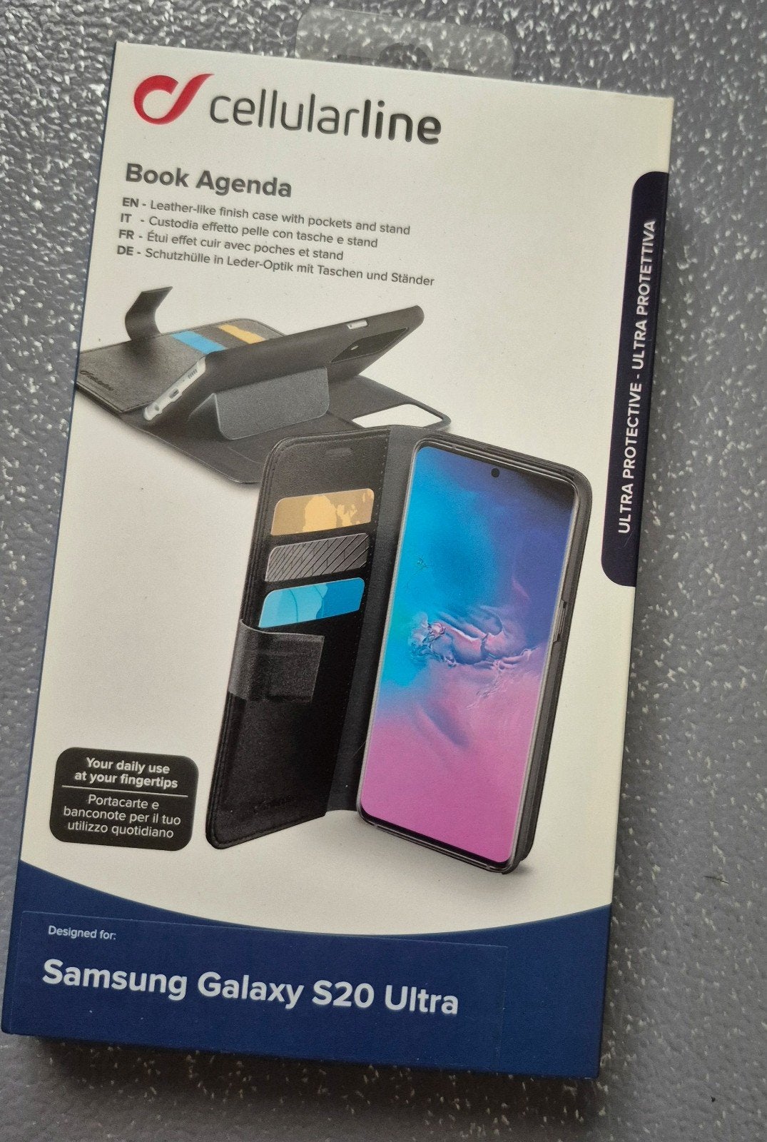 Samsung galaxy S20 ultra cellularline bookcase NIEUW, Ophalen of Verzenden, Nieuw