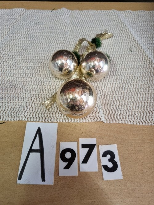 hanger champagne ballen glas [a973], Diversen, Kerst, Ophalen of Verzenden, 'T Olde Gre-j, Info@toldegrej.nl, Endepoelstraat 20f Didam