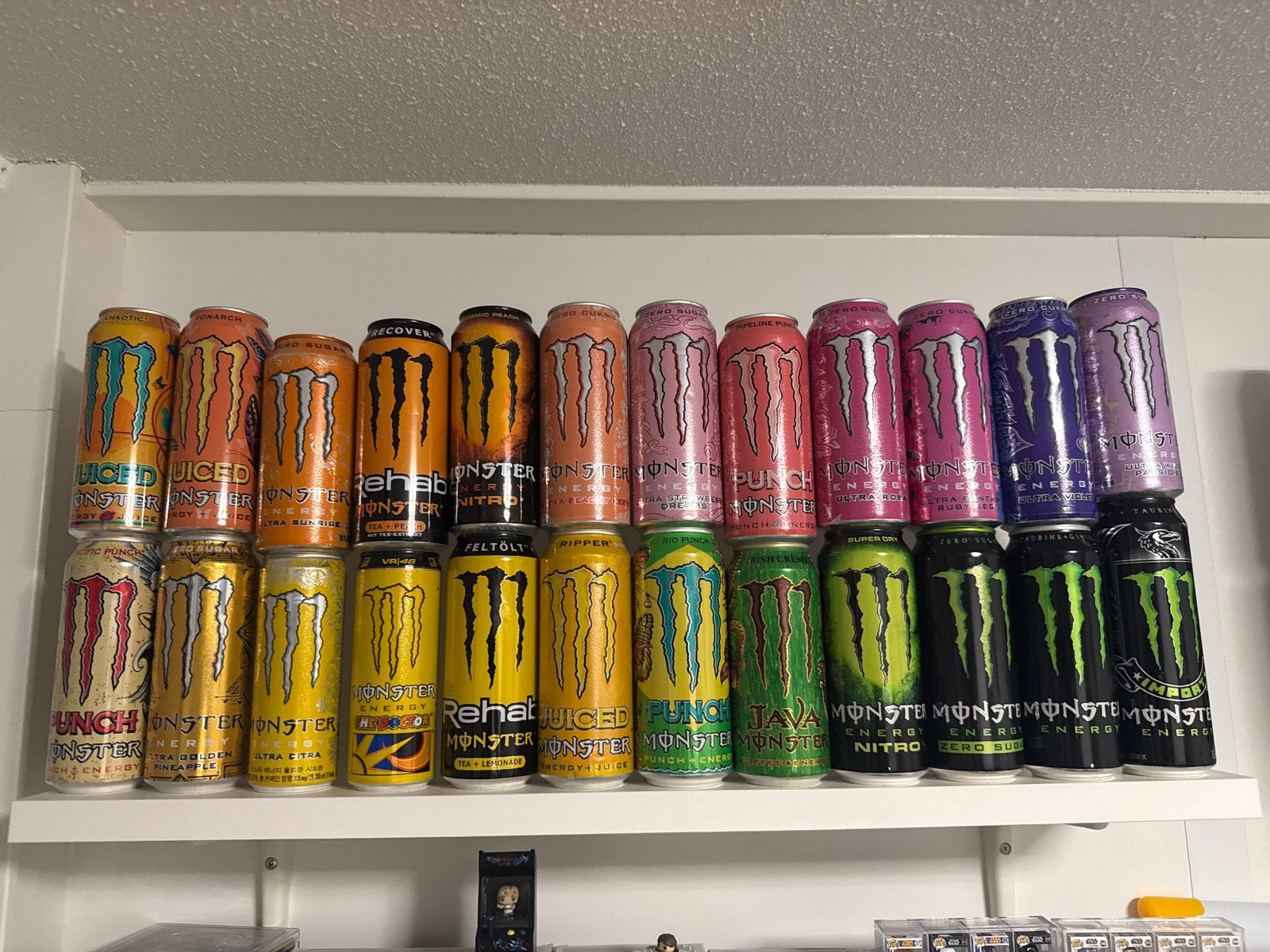 Grote collectie Monster Energy blikjes (leeg), Verzamelen, Ophalen of Verzenden, Gebruikt