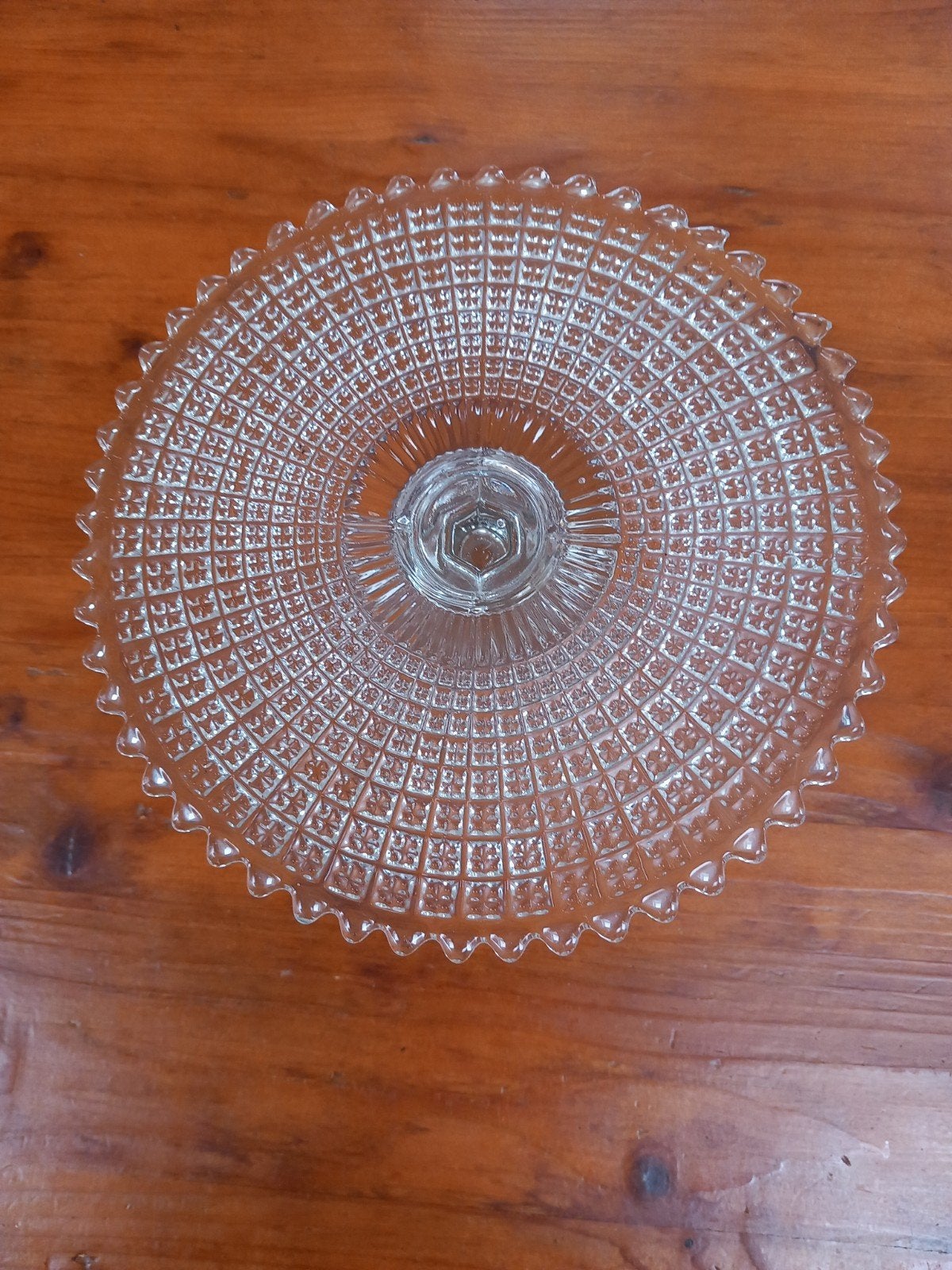Val Saint Lambert schaal op voet, Antiek en Kunst, Antiek | Glas en Kristal, Ophalen of Verzenden
