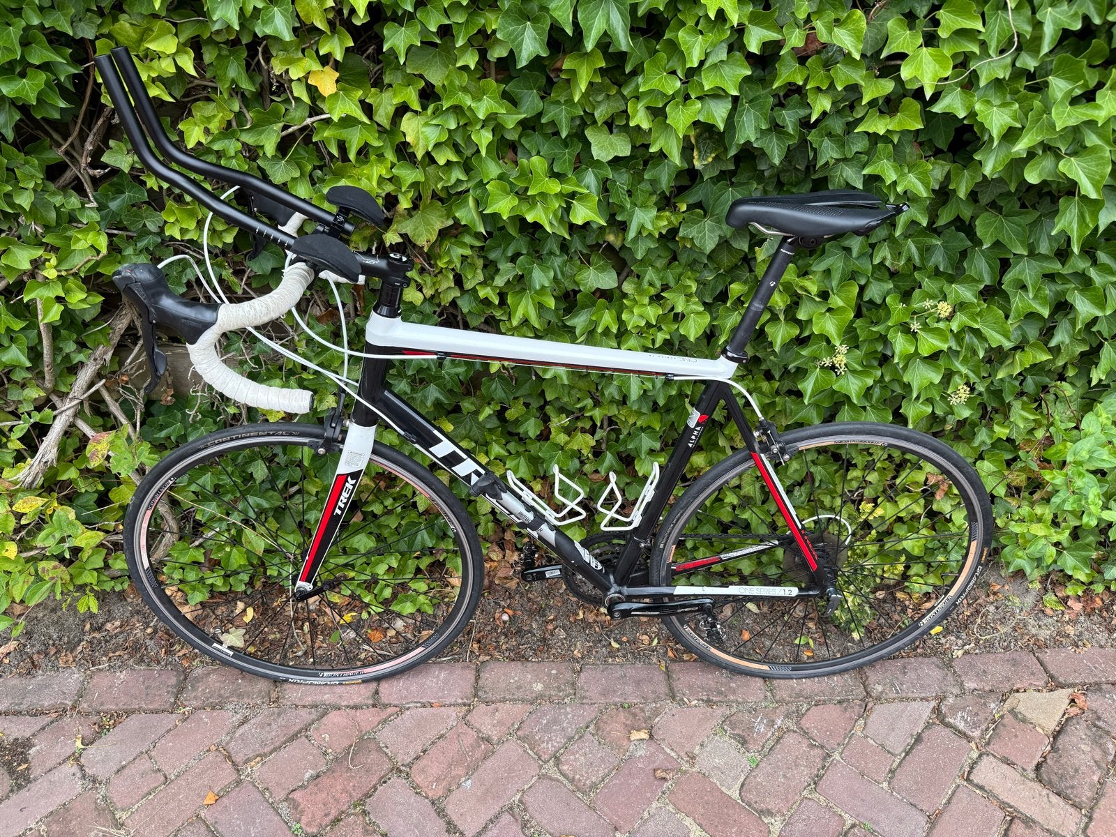Trek Alpha 1.2 racefiets, frame 58, onderhoud nodig, Fietsen en Brommers, Gebruikt, Aluminium, 57 tot 61 cm, Meer dan 20 versnellingen