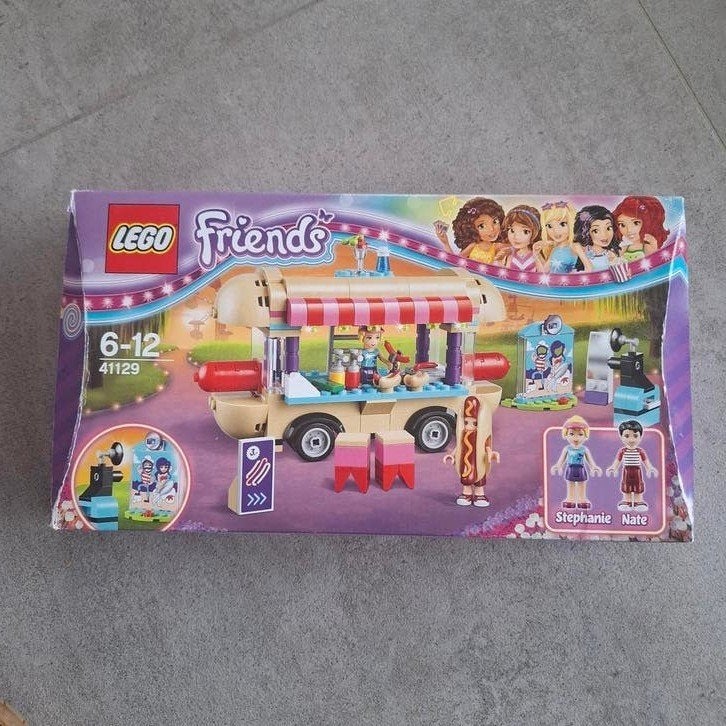 Lego Friends 41129 Hotdog-wagen, Ophalen of Verzenden, Zo goed als nieuw, Complete set, Lego