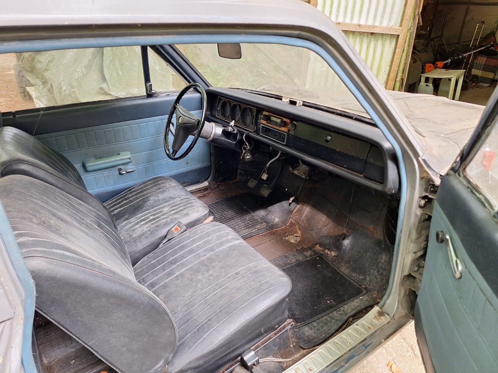 Ford Taunus 1.3 12M 1970 Blauw, Auto's, Voorwielaandrijving, 4 cilinders, Handgeschakeld, Euro 3