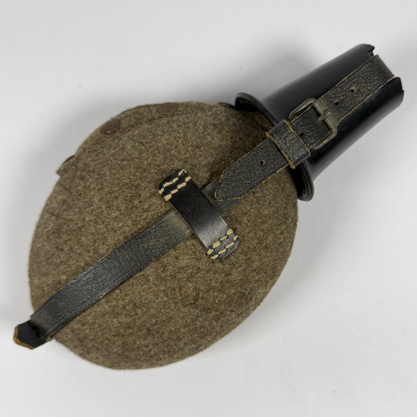 Duitse feldflasche volledig matching 1943, Ophalen of Verzenden, Landmacht, Duitsland