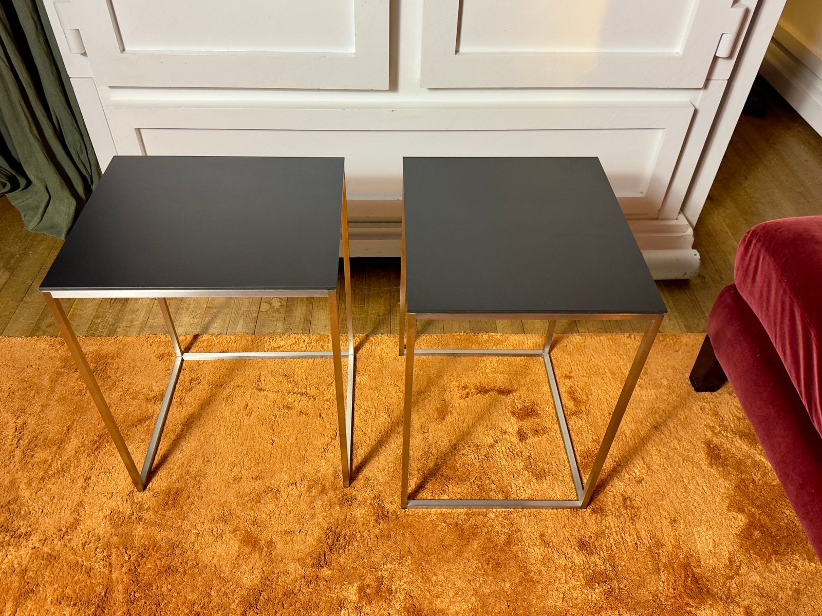 WITTMANN design 2 minimalistisch bijzettafels, 45 tot 60 cm, Overige materialen, Minder dan 55 cm, |