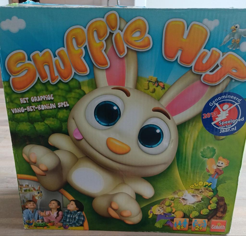 Snuffie Hup - Het grappige vang-het-konijn spel, Ophalen of Verzenden, Gebruikt, Jongen of Meisje
