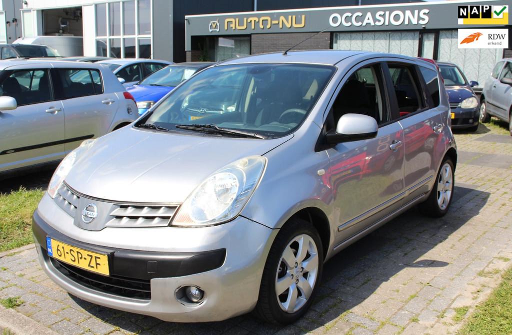 Nissan Note 1.6 First Note Climate Cruise Trekhaak LM-Velgen, Voorwielaandrijving, Gebruikt, Zwart, 4 cilinders