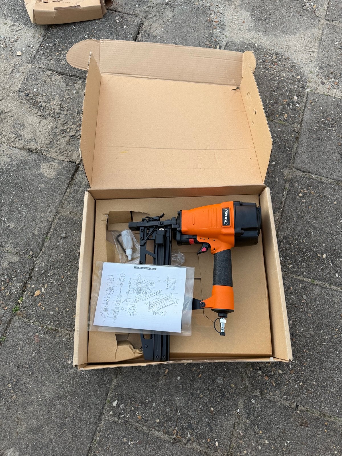 Spero BS1416/67-A1 Pneumatisch Combi-Niet- en Nagelpistool, Ophalen of Verzenden, Nieuw