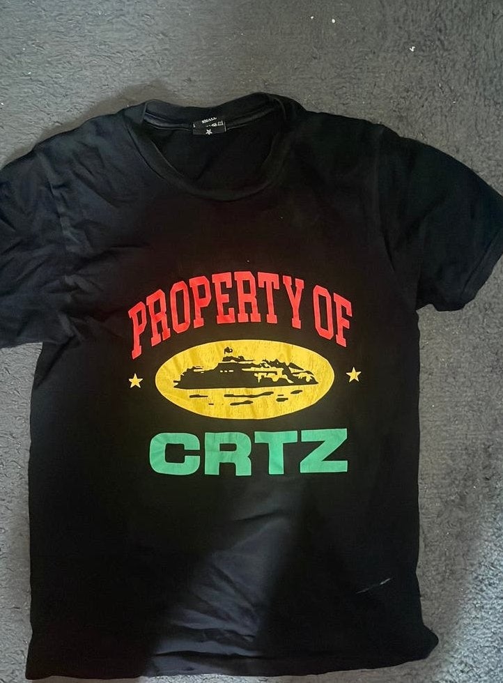 Corteiz t-shirt, Verzenden, Zo goed als nieuw, Zwart