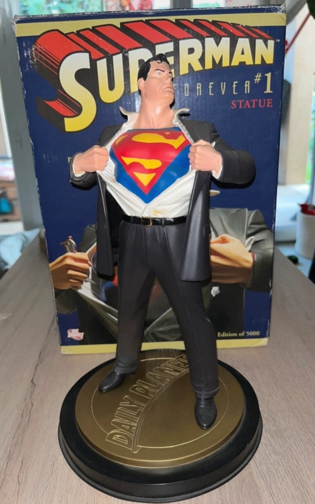 DC Direct Superman Forever Statue LE 4946/5000, Ophalen of Verzenden, Zo goed als nieuw