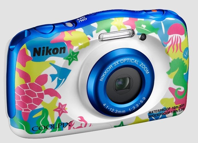 Nikon coolpix W100 13.2 megapixel Full HD video waterdicht, Audio, Tv en Foto, Fotocamera's Digitaal, Ophalen of Verzenden, Zo goed als nieuw