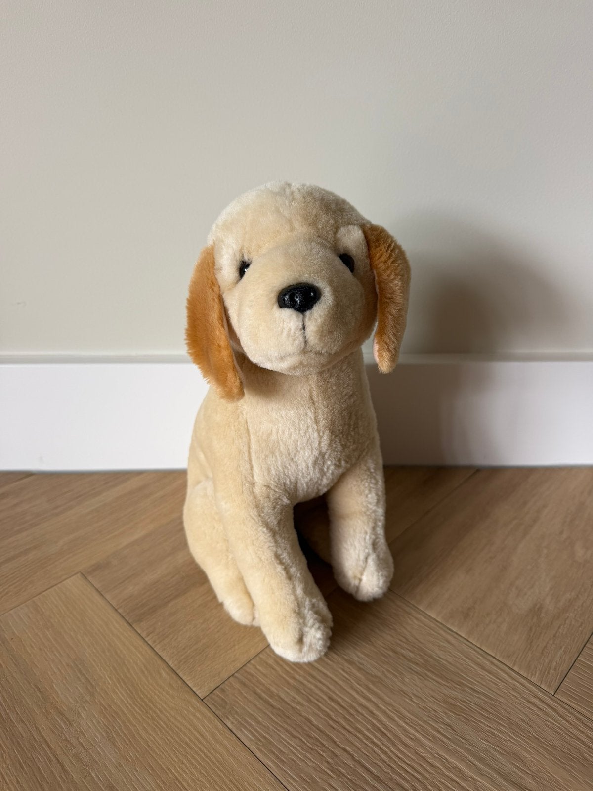 Knuffel, hond, labrador puppy, Ophalen of Verzenden, Zo goed als nieuw, Hond