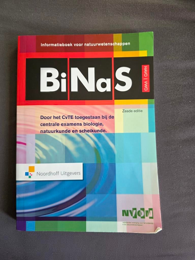 BiNaS zesde editie HAVO | VWO - Informatieboek, Boeken, Schoolboeken, Ophalen of Verzenden, Gelezen, HAVO, Biologie