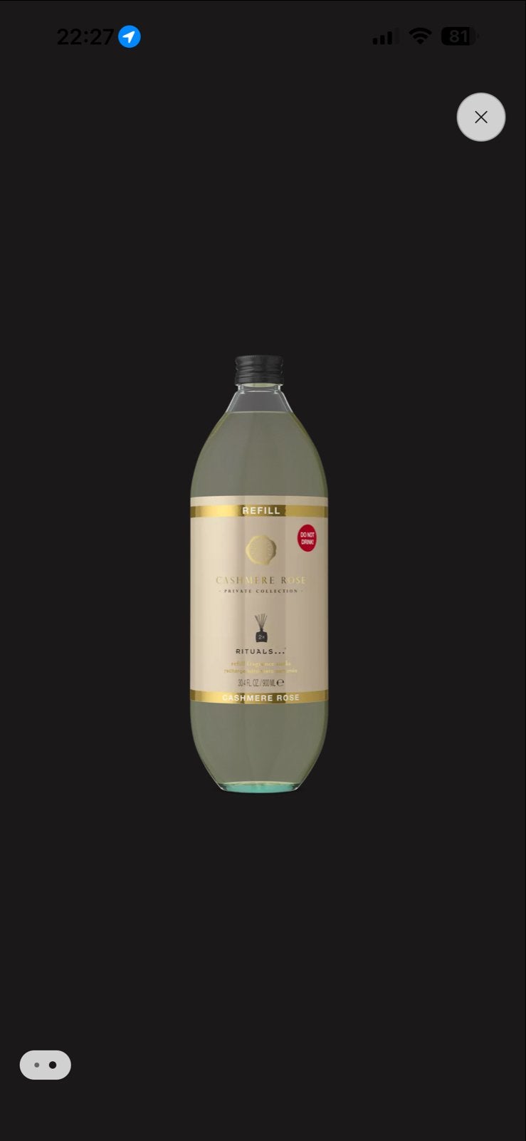 Rituals Cashmere Rose Private Collection Navulling, Ophalen of Verzenden, Nieuw, Meerkleurig, Glas