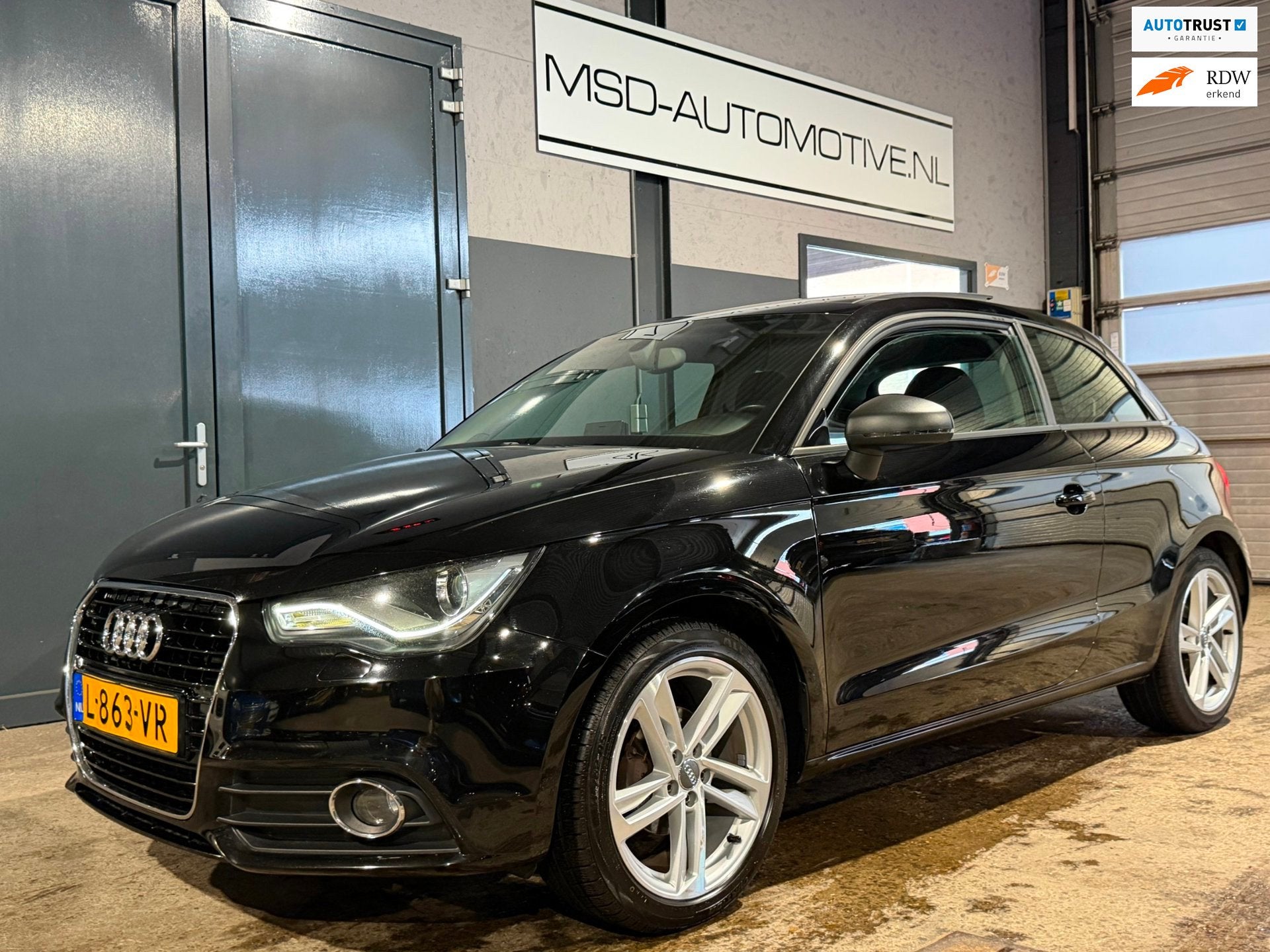 Audi A1 1.2 TFSI Ambition Pro Line Business Panoramadak Xeno, Auto's, Voorwielaandrijving, Euro 5, 86 pk, 4 cilinders