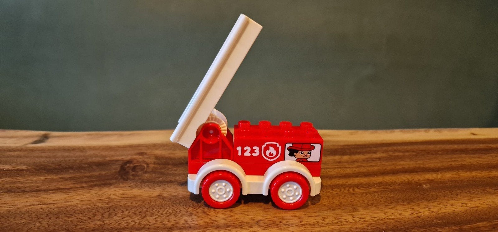 LEGO Duplo (10917) Brandweerwagen met Brandweerman, Ophalen of Verzenden, Gebruikt, Overige merken