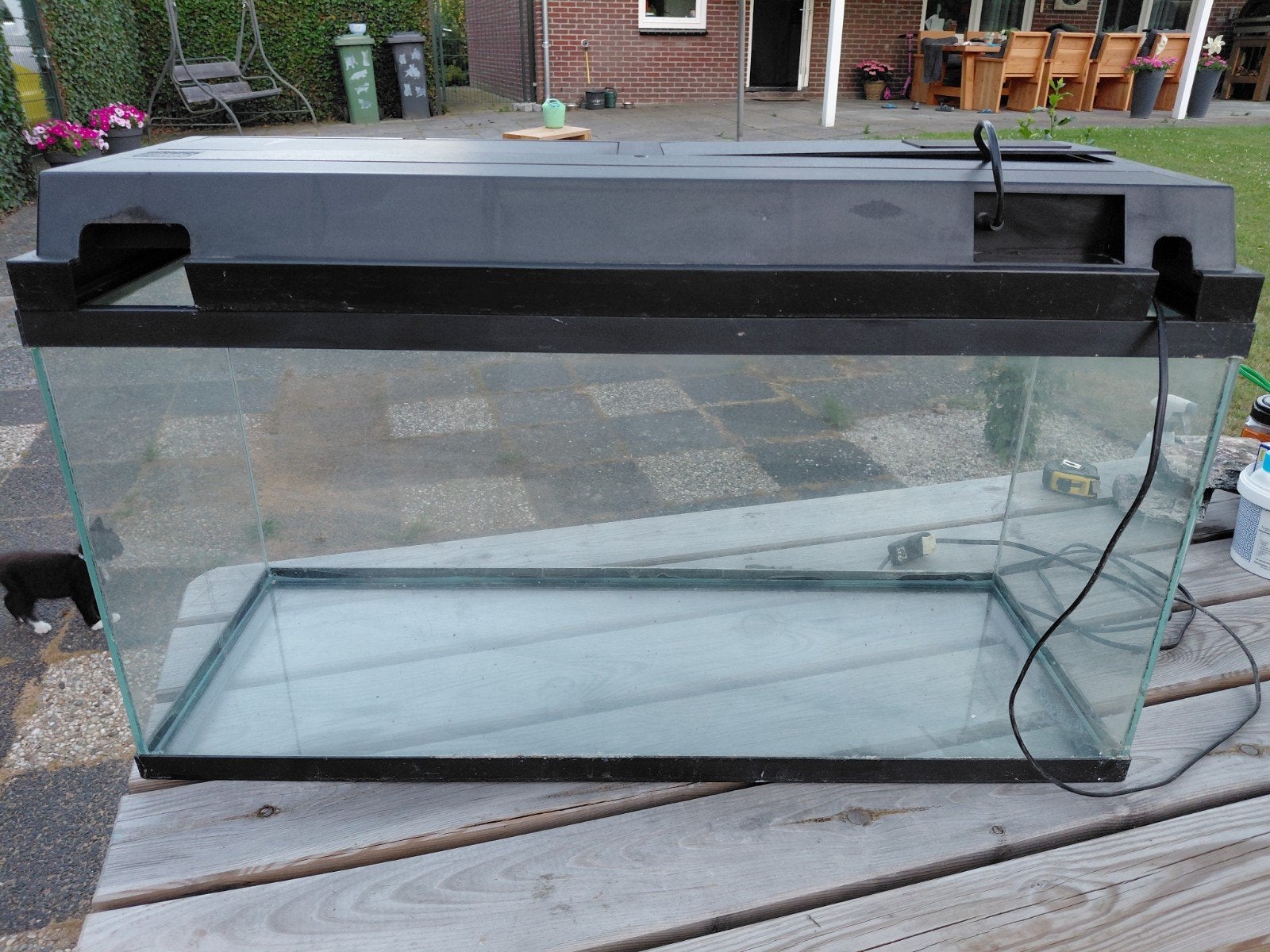 Aquarium 80x30 cm inclusief accessoires!, Dieren en Toebehoren, Vissen | Aquaria en Toebehoren, Ophalen, Leeg aquarium