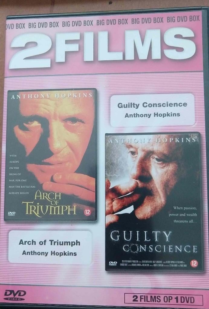 Anthony Hopkins DVD 's + VHS-video - hoeft niet in 1 koop, Alle leeftijden, Ophalen of Verzenden, Zo goed als nieuw