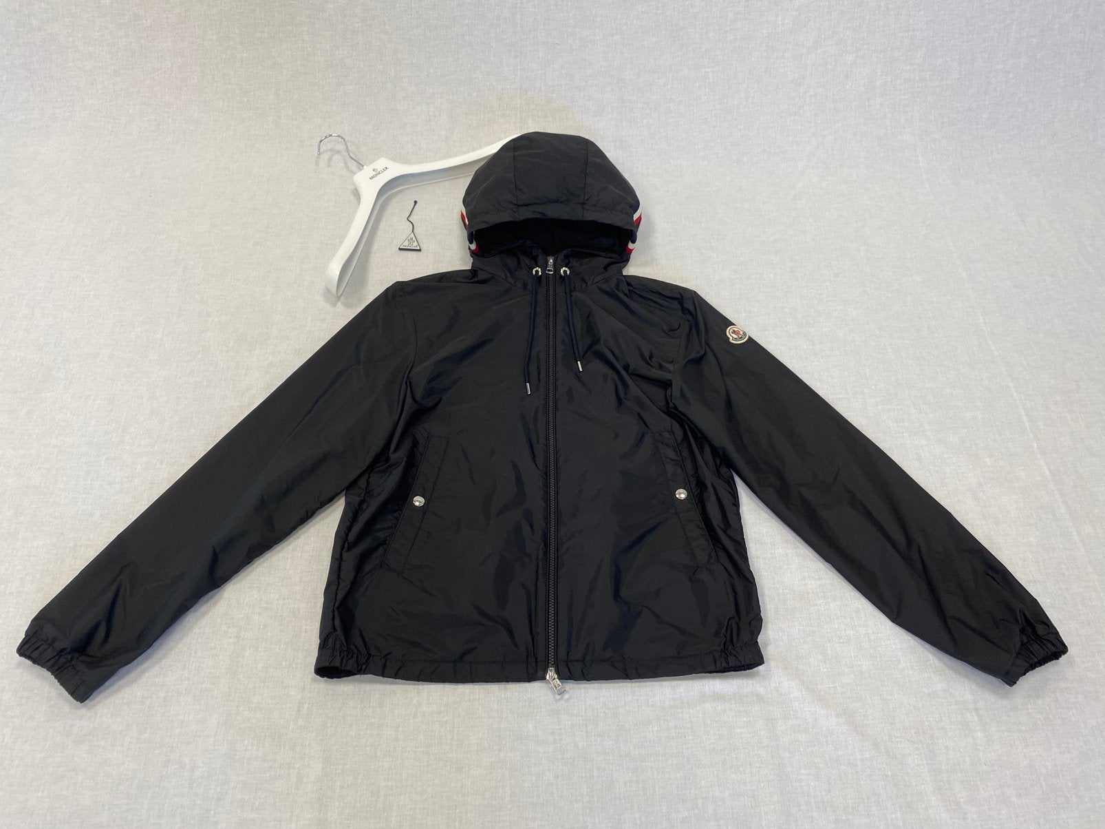 Moncler Grimpeurs Windbreaker Black Size 3, Kleding | Heren, Jassen | Zomer, ., Zwart, Nieuw, .