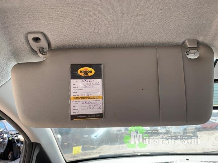 Zonneklep van een Opel Corsa, Gebruikt, -, -, Opel