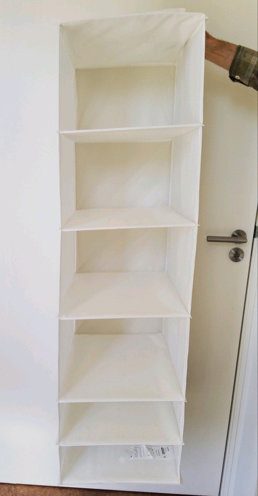 3 stuks Ikea Skubb opbergers, 6 vakken, 35x45x125 cm, wit, Minder dan 50 cm, Ophalen of Verzenden, Zo goed als nieuw, Modern