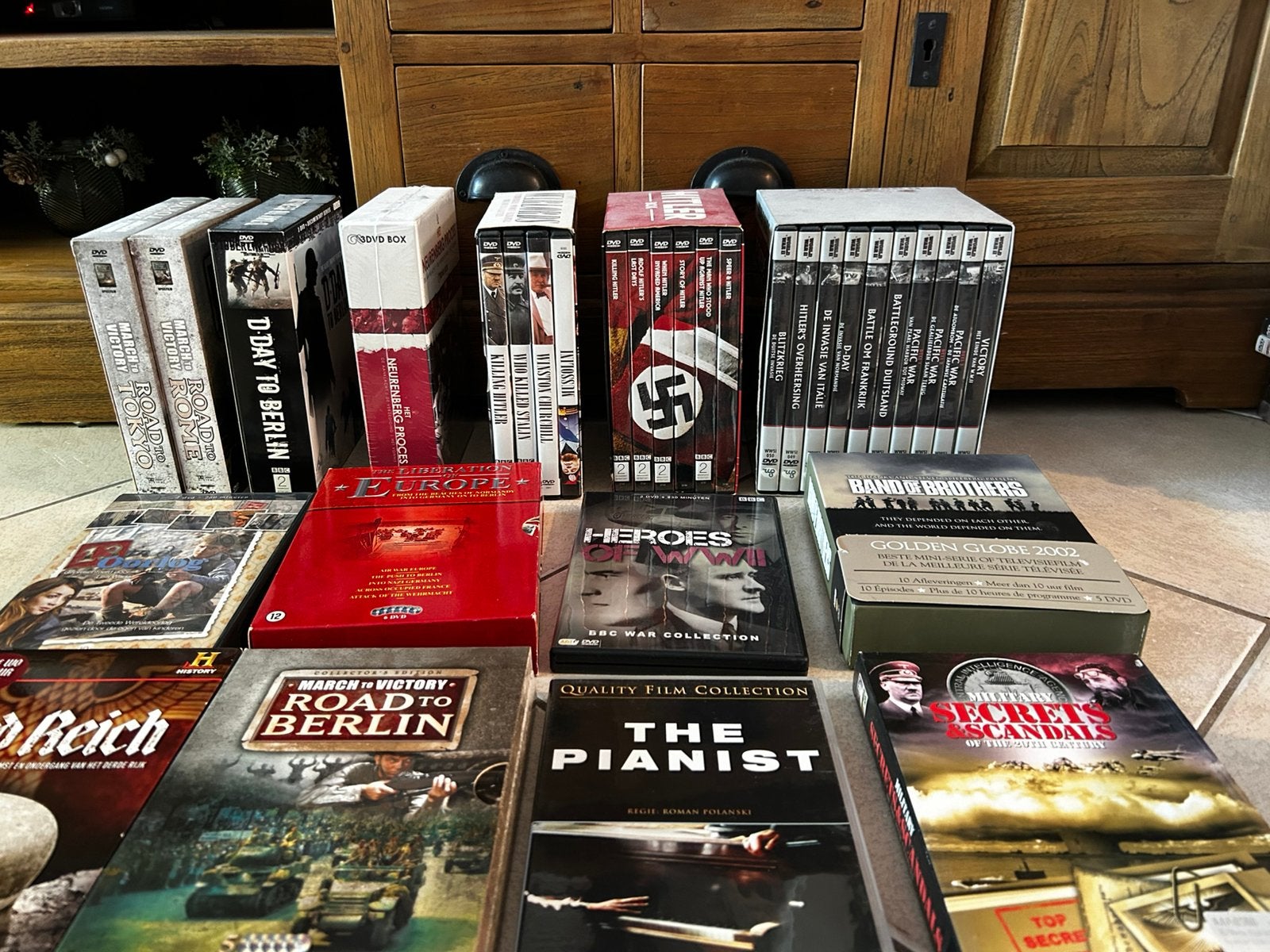 Band of Brothers & WOII DVD Collectie, Ophalen of Verzenden, Gebruikt, Oorlog of Misdaad